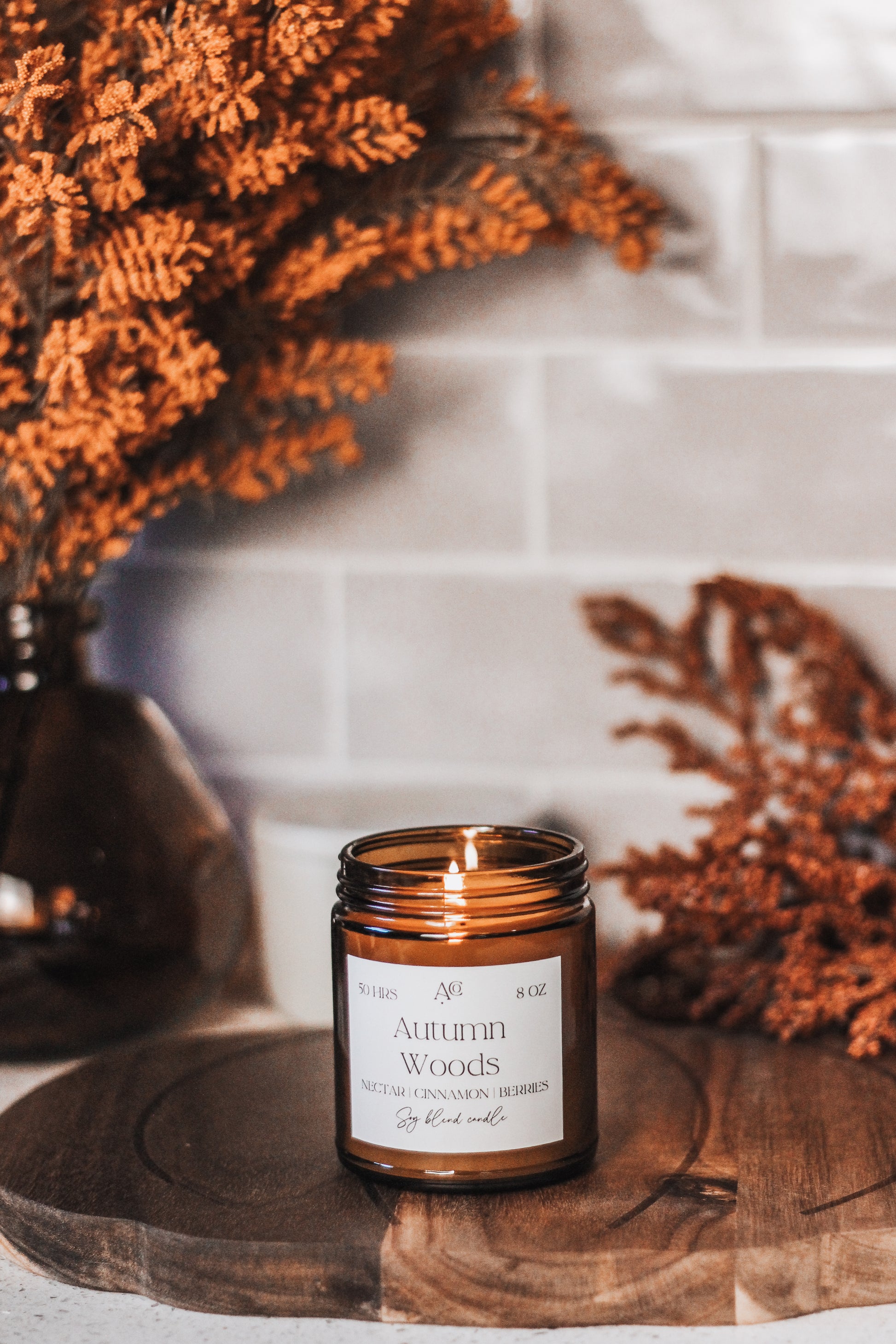 AUTUMN WOODS Soy Blend Candle