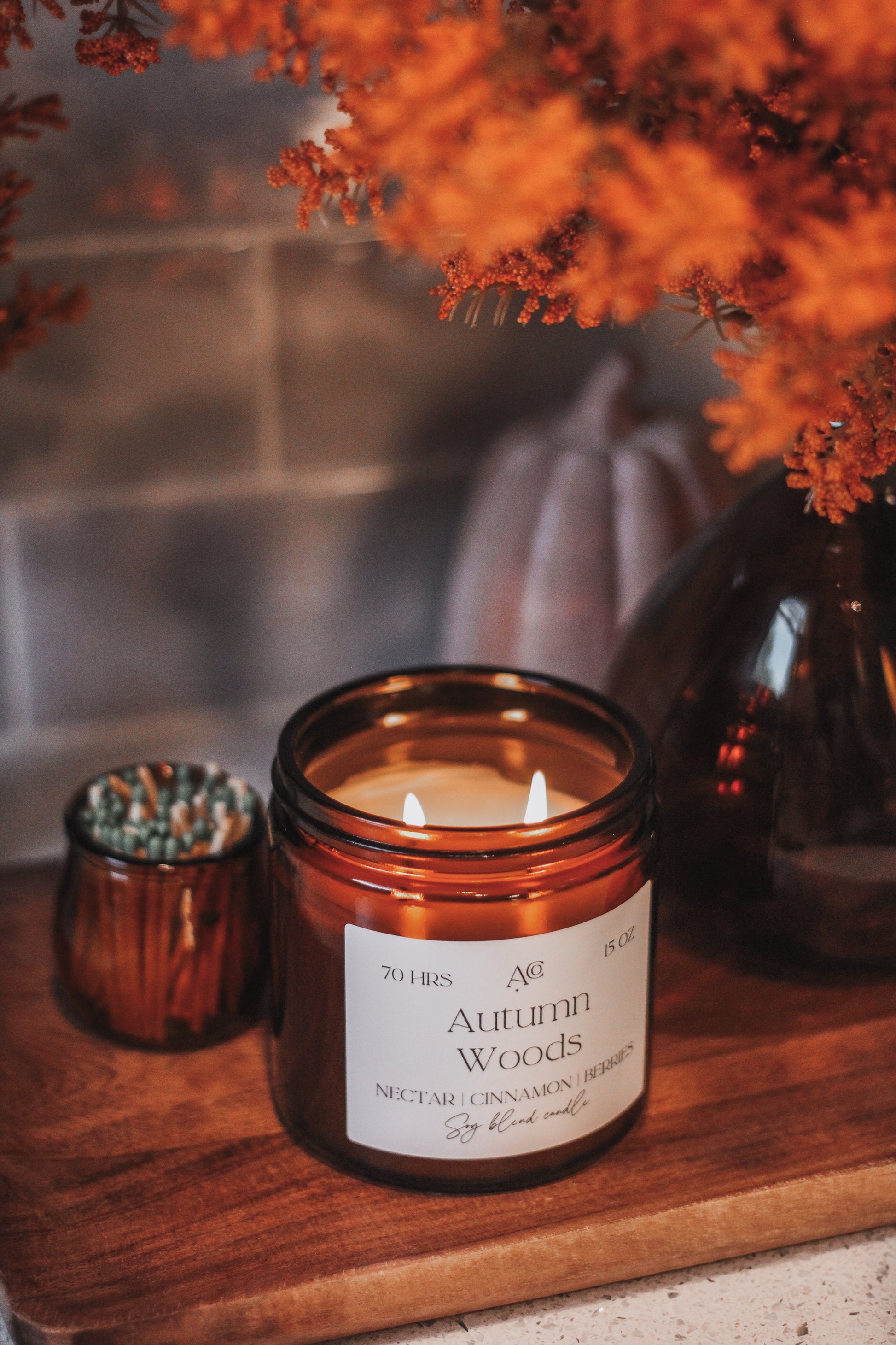 AUTUMN WOODS Soy Blend Candle