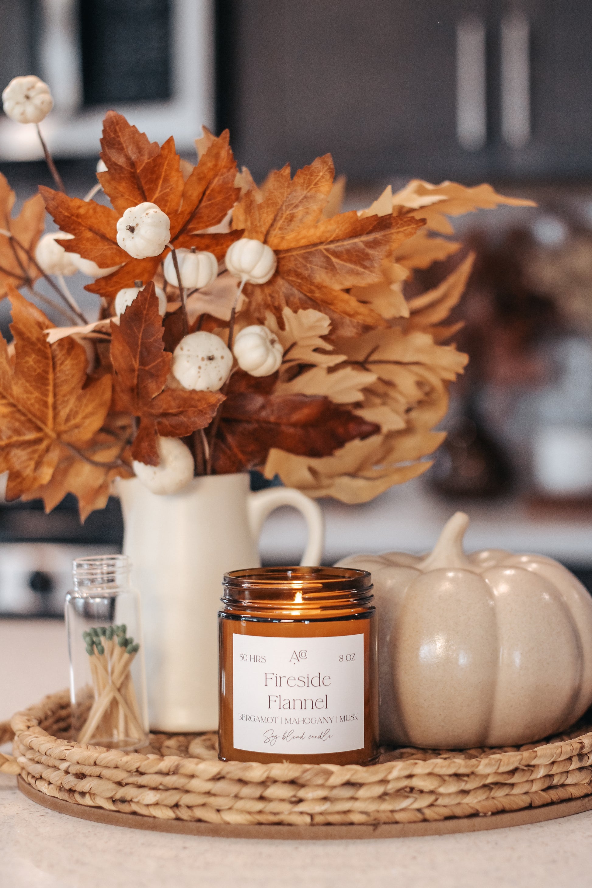FIRESIDE FLANNEL Soy Blend Candle