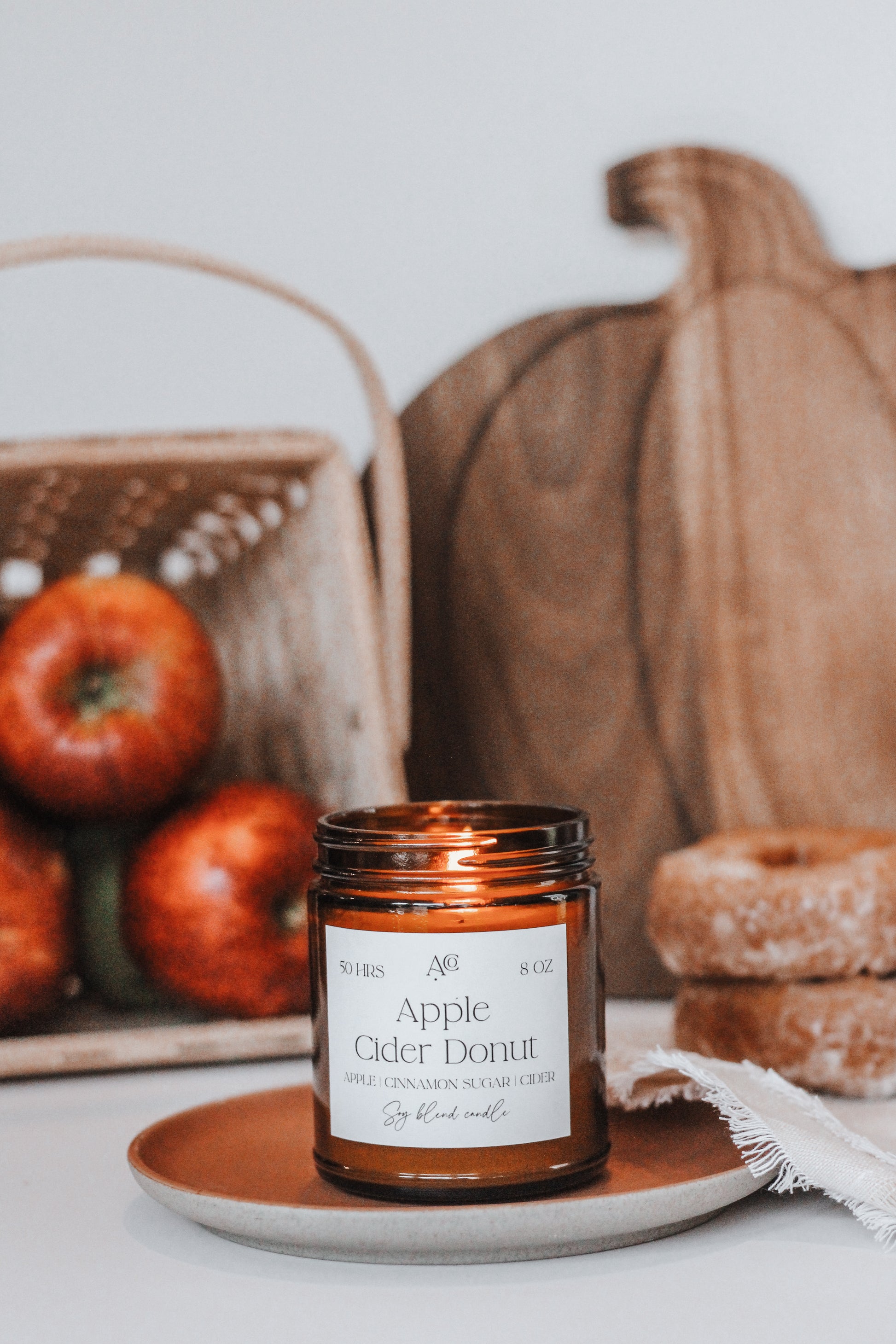 APPLE CIDER DONUT Soy Blend Candle