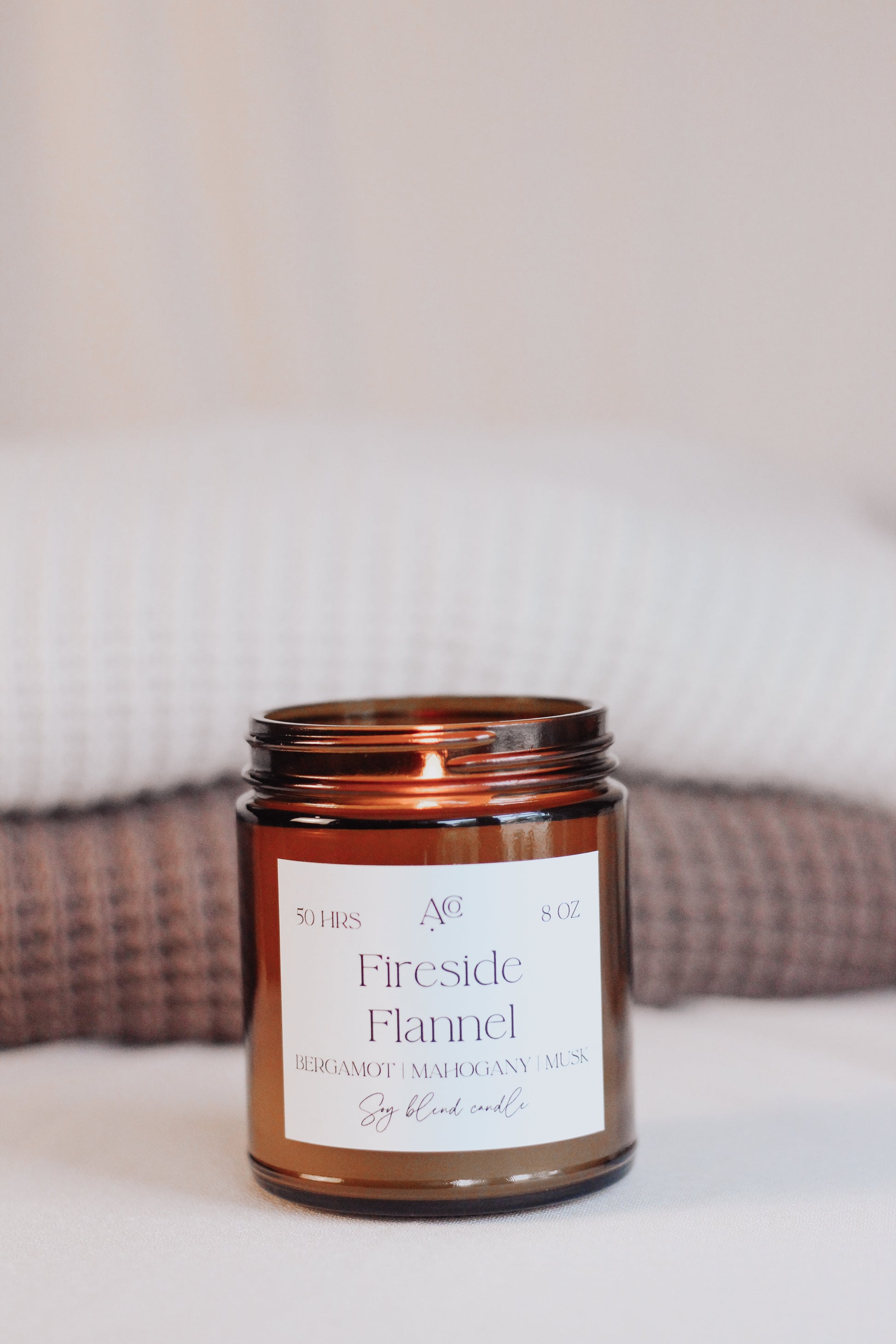 FIRESIDE FLANNEL Soy Blend Candle