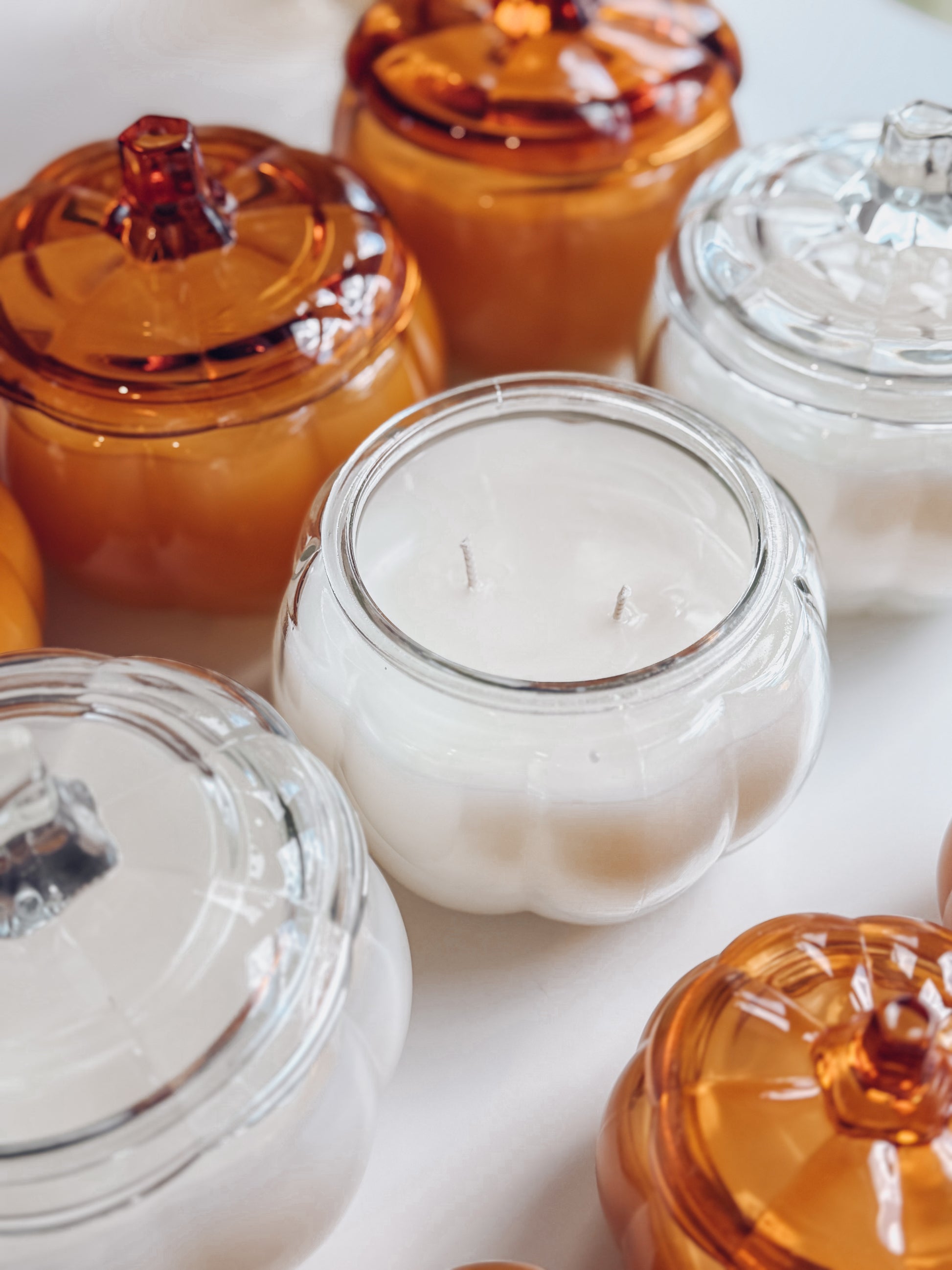 Pumpkin Jar Candles