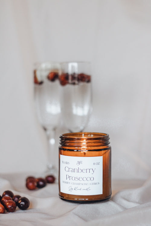 CRANBERRY PROSECCO Soy Blend Candle
