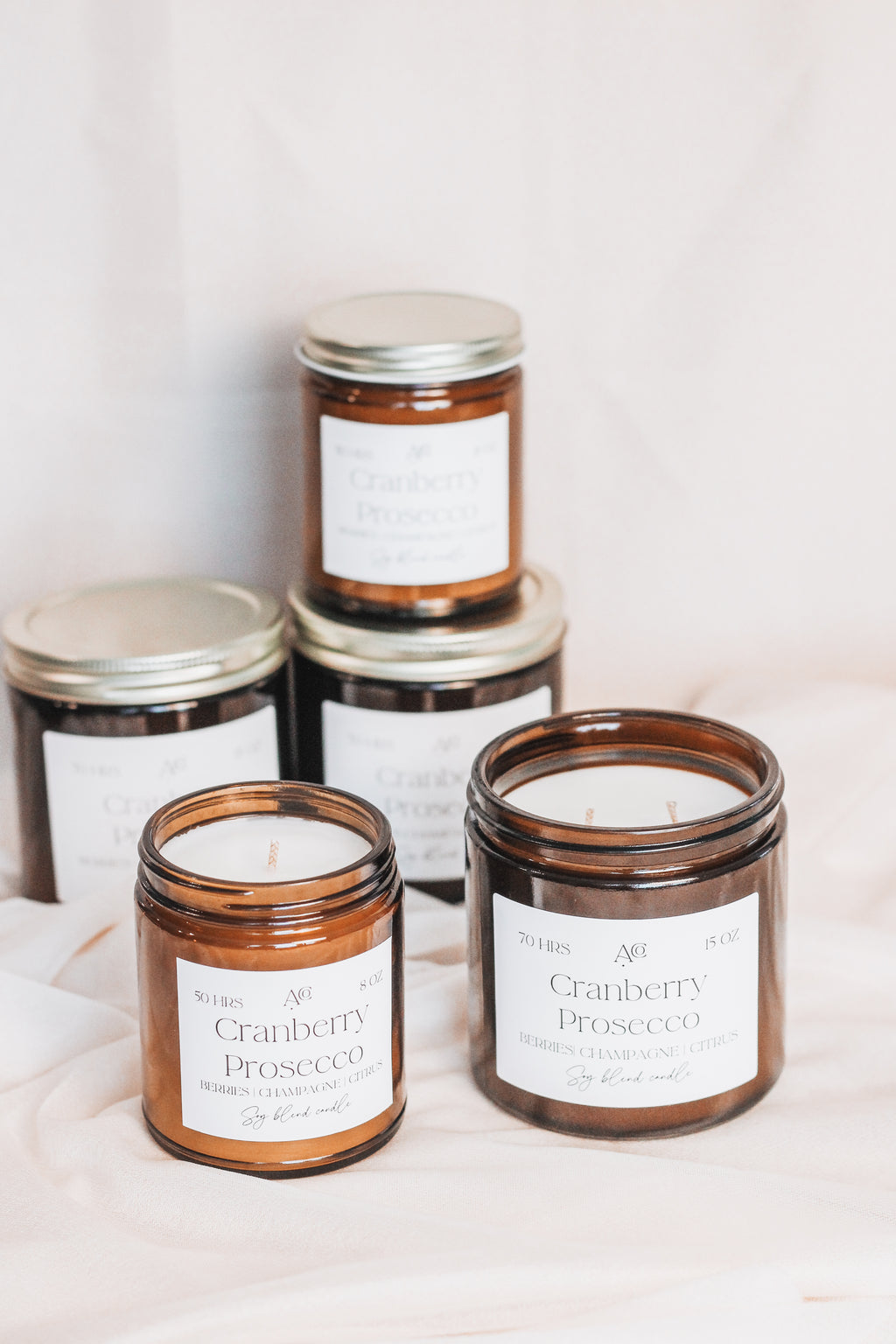 CRANBERRY PROSECCO Soy Blend Candle
