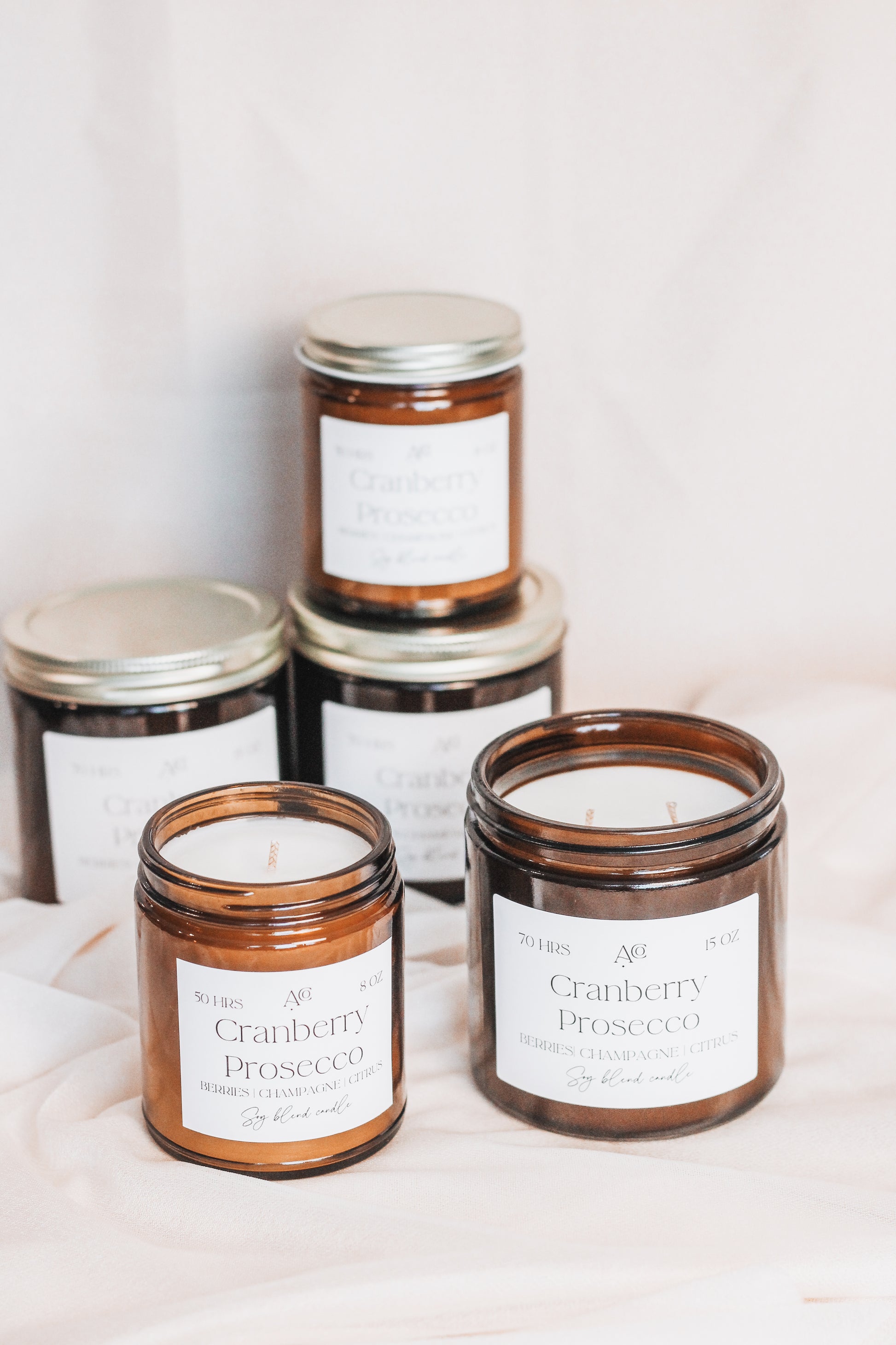 CRANBERRY PROSECCO Soy Blend Candle