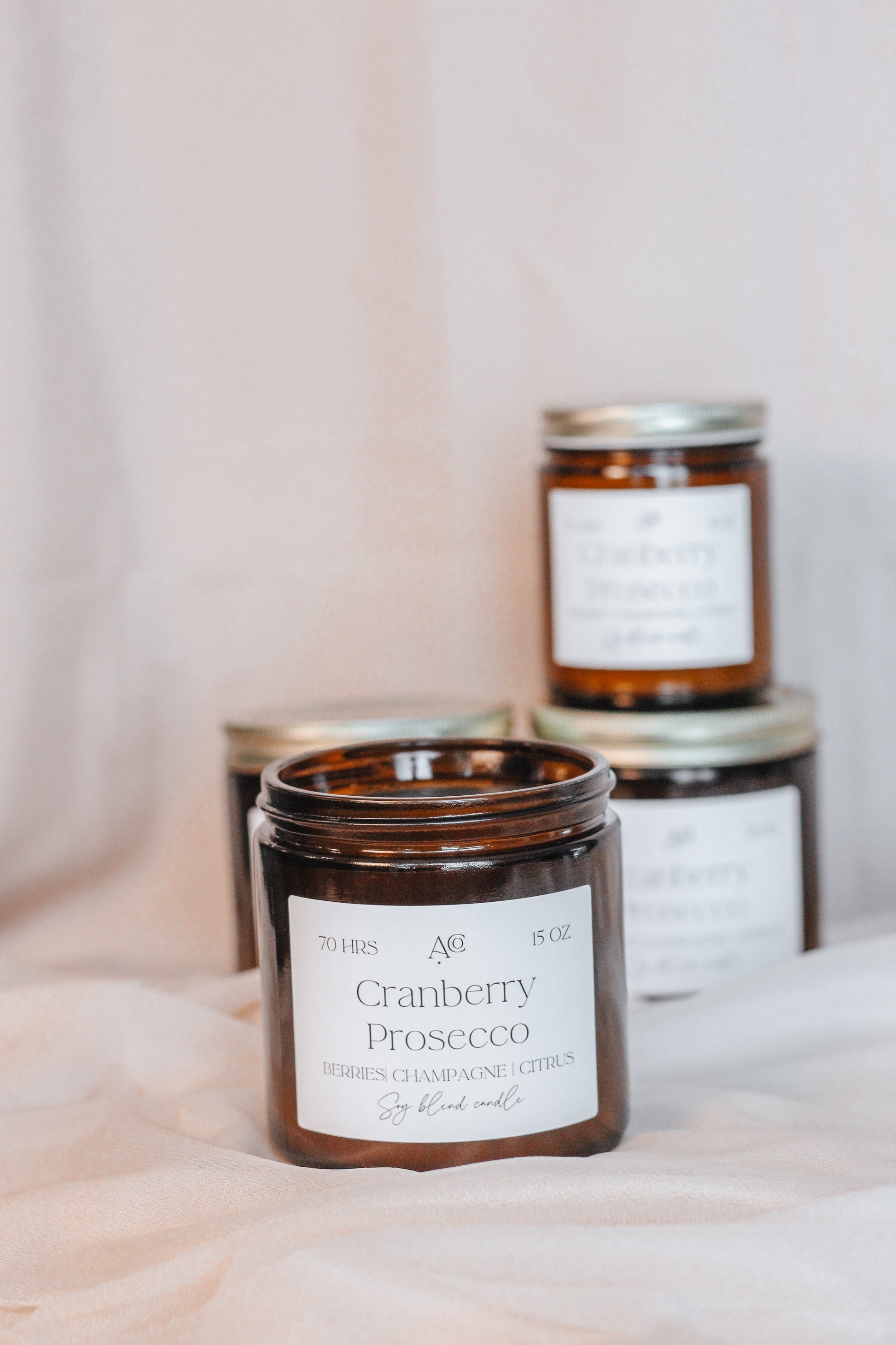 CRANBERRY PROSECCO Soy Blend Candle
