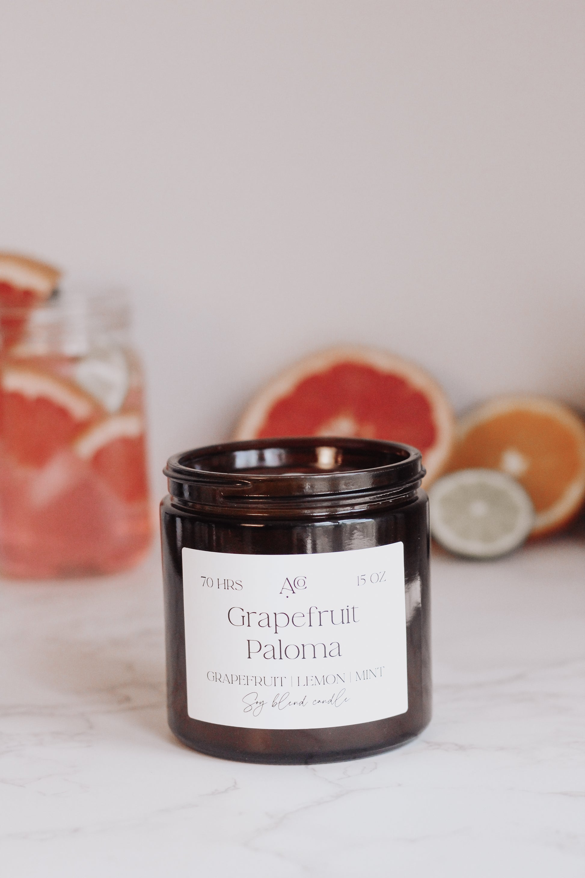 GRAPEFRUIT PALOMA Soy Blend Candle