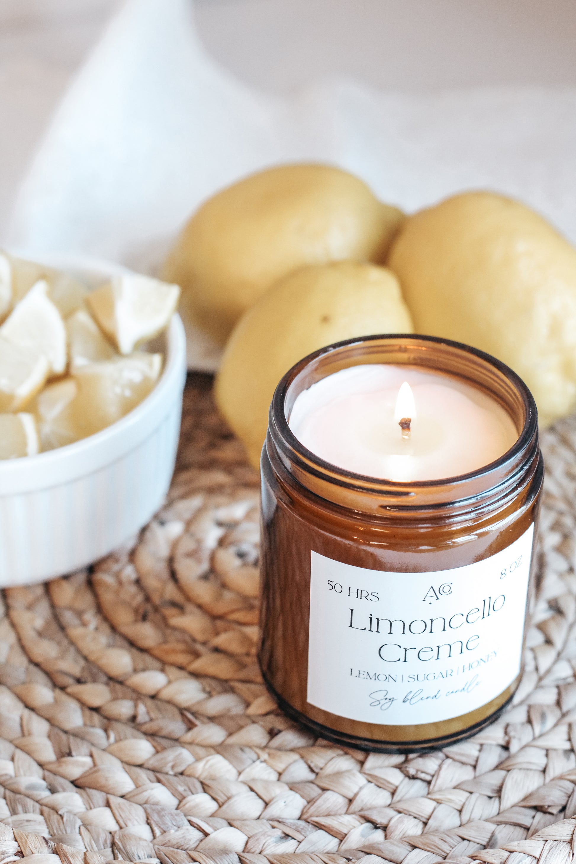 LIMONCELLO CREME Soy Blend Candle