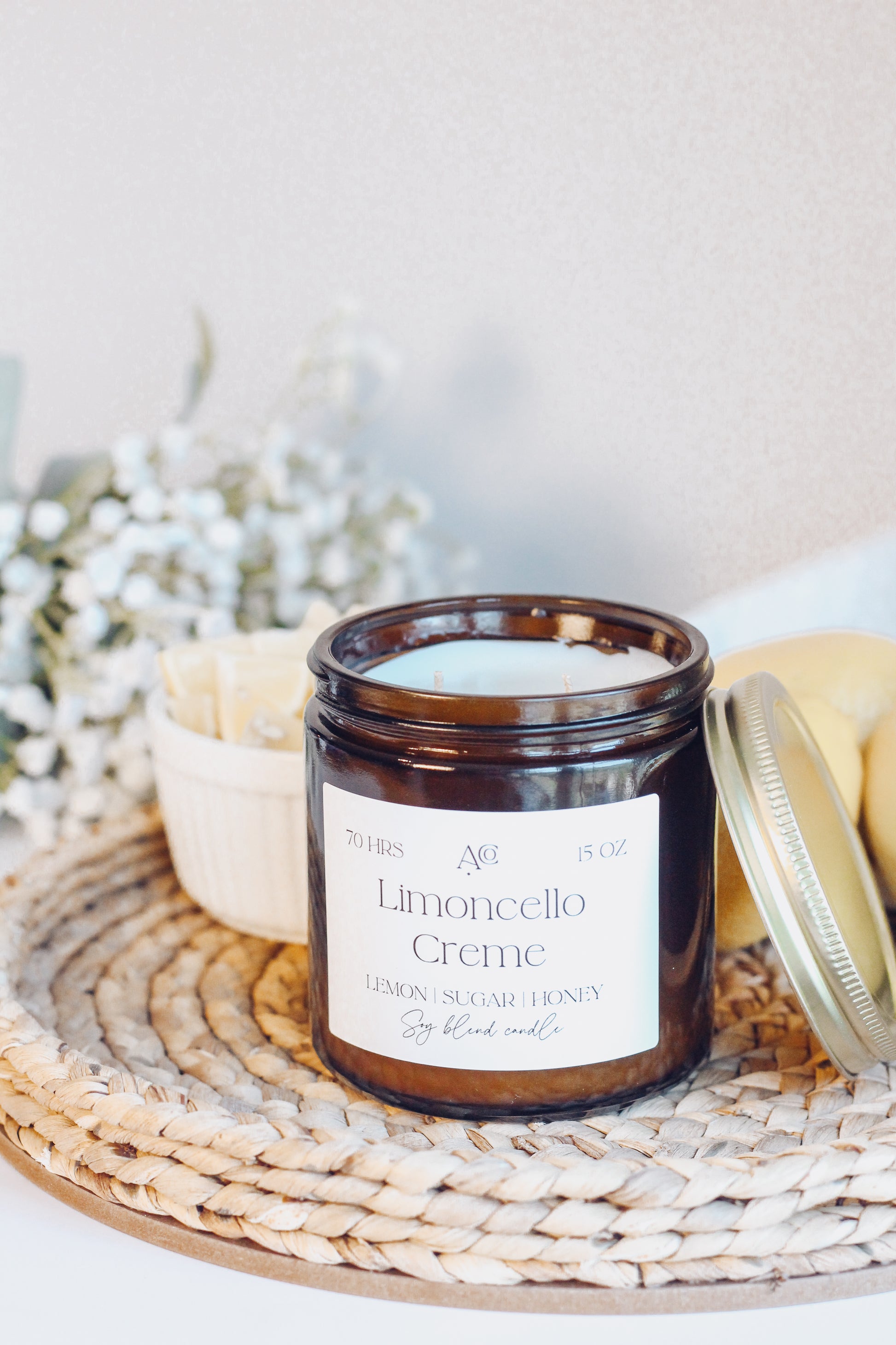 LIMONCELLO CREME Soy Blend Candle