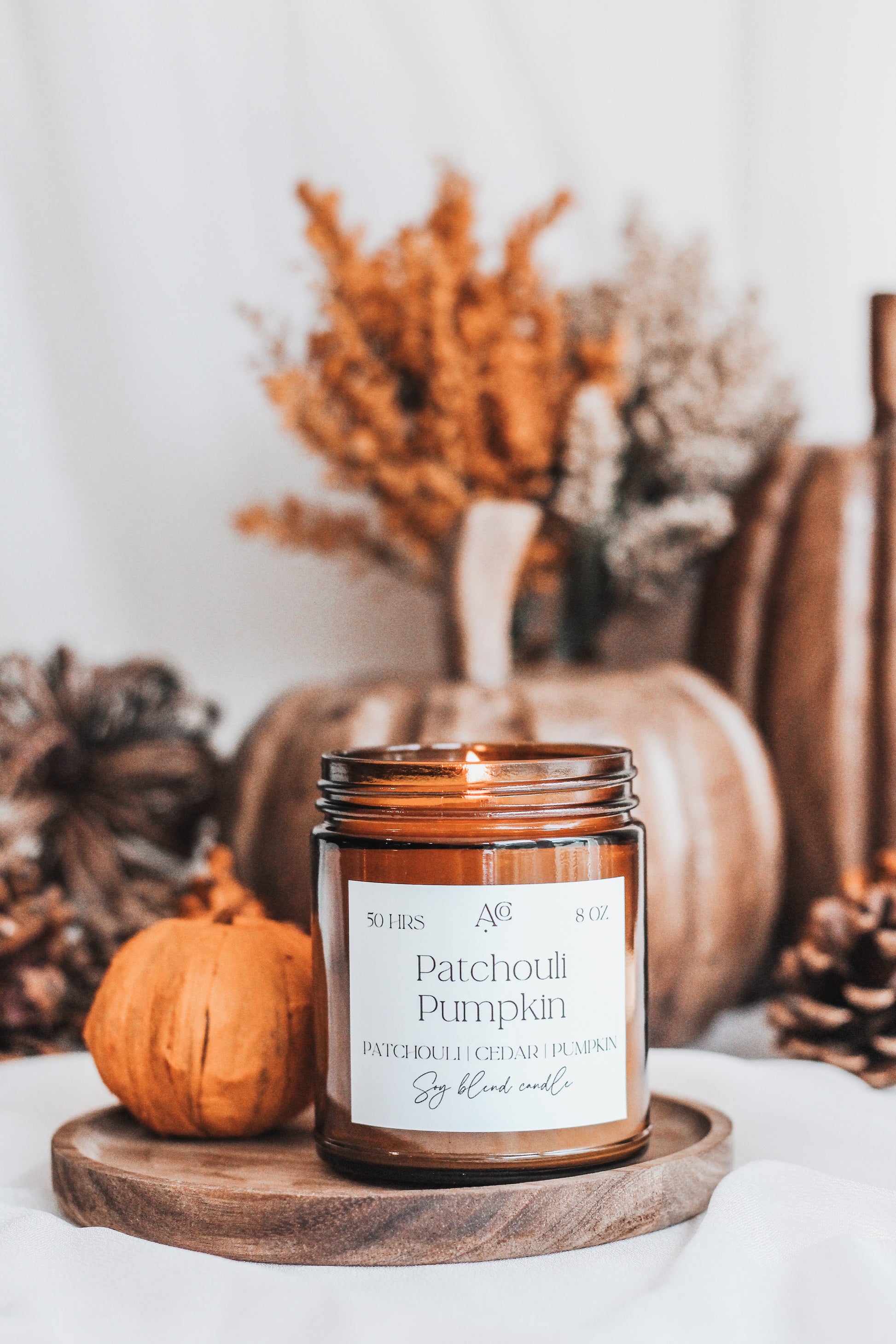PATCHOULI PUMPKIN Soy Blend Candle