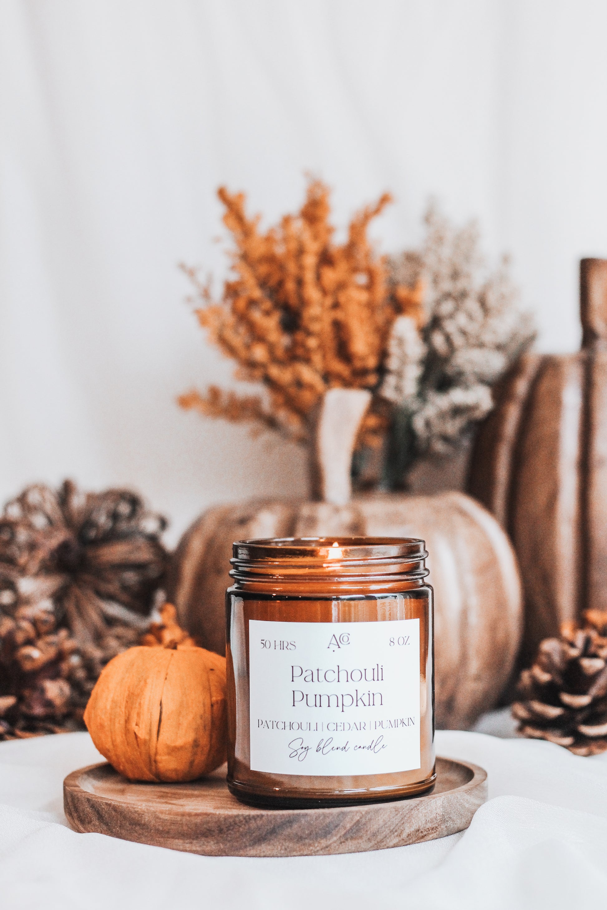 PATCHOULI PUMPKIN Soy Blend Candle