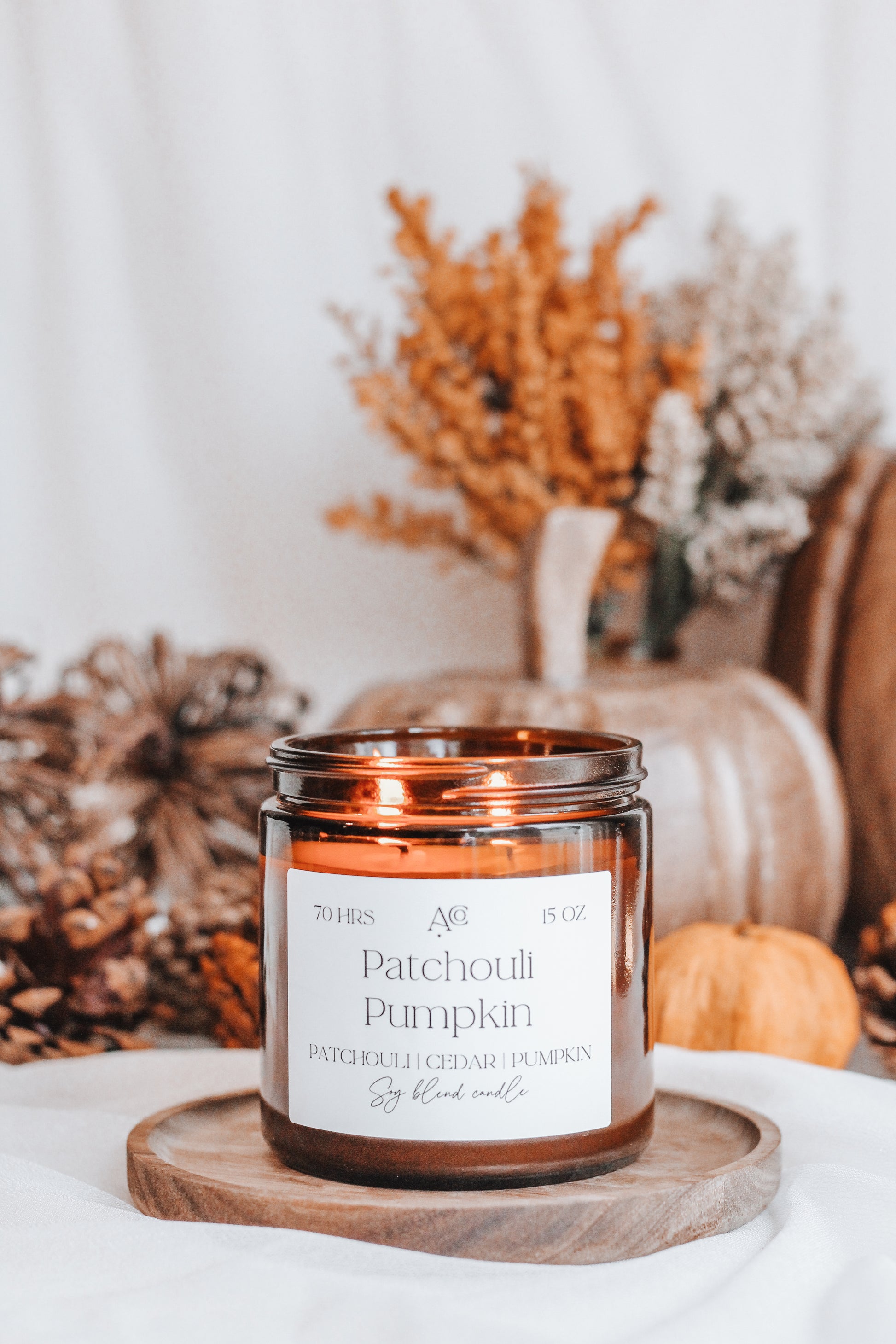 PATCHOULI PUMPKIN Soy Blend Candle