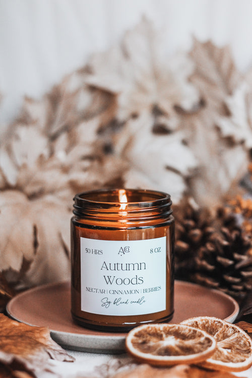 AUTUMN WOODS Soy Blend Candle