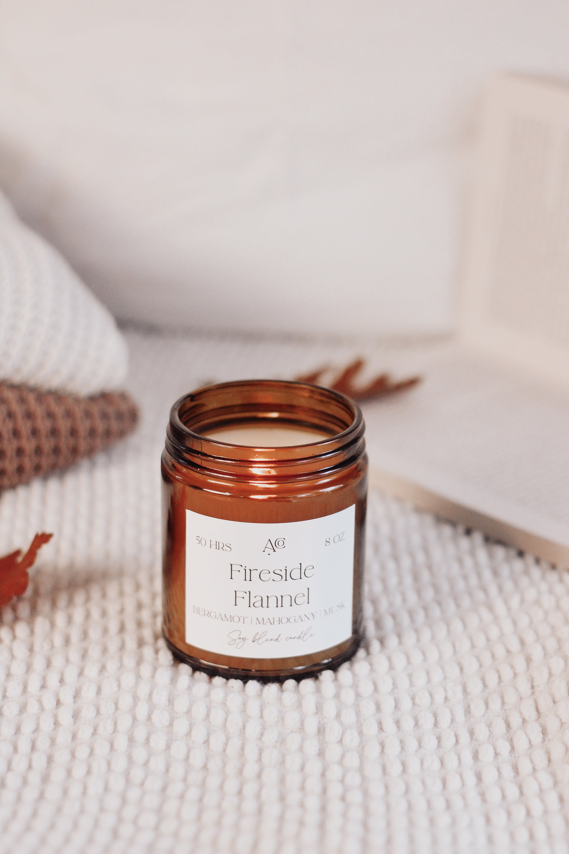 FIRESIDE FLANNEL Soy Blend Candle